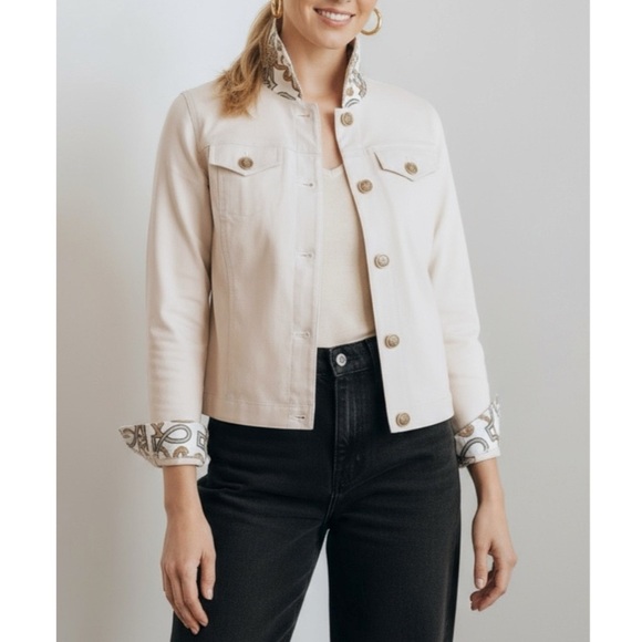 J.MCLAUGHLIN Haven Jacket, Stone Solid, Small - Picture 1 of 12